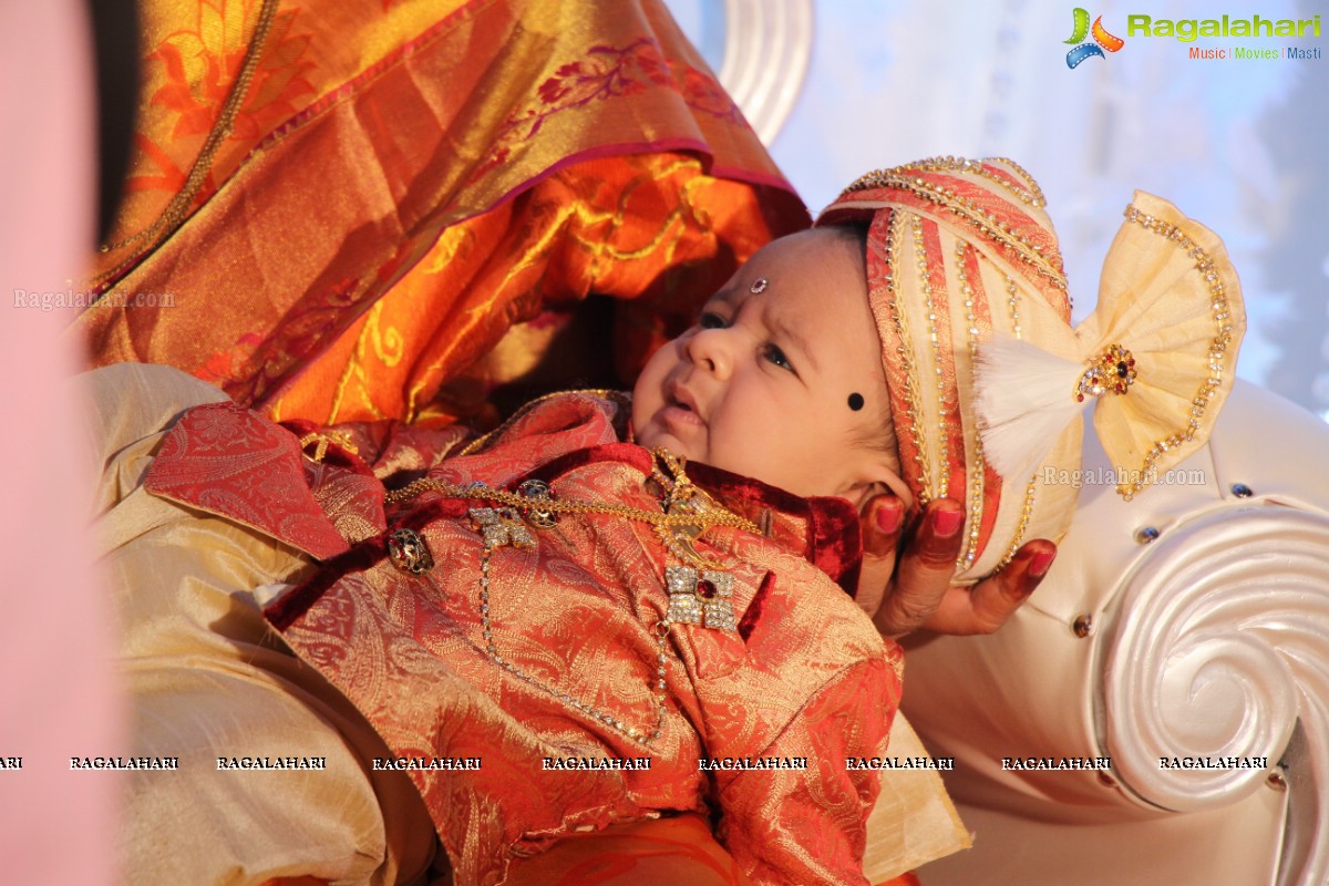 Cradle Ceremony of Rugved at Aquarius, Hyderabad