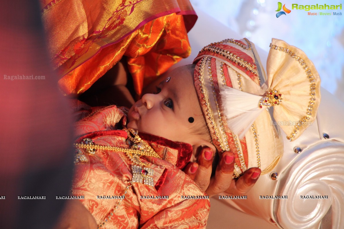 Cradle Ceremony of Rugved at Aquarius, Hyderabad