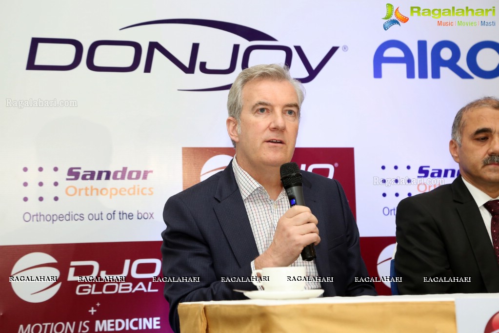 Sandor Orthopedics Press Meet at Taj Deccan, Hyderabad