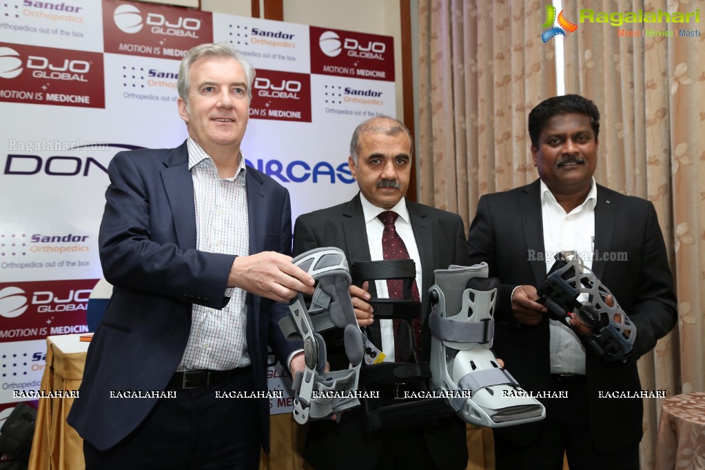 Sandor Orthopedics Press Meet at Taj Deccan, Hyderabad