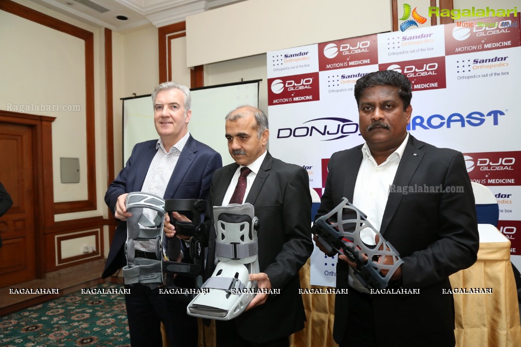 Sandor Orthopedics Press Meet at Taj Deccan, Hyderabad