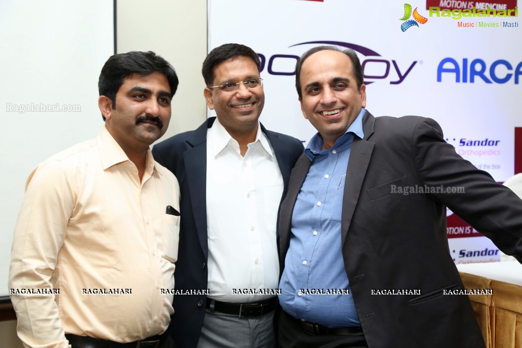 Sandor Orthopedics Press Meet at Taj Deccan, Hyderabad