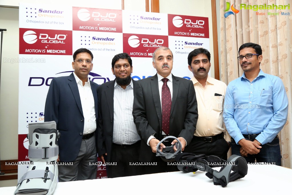 Sandor Orthopedics Press Meet at Taj Deccan, Hyderabad