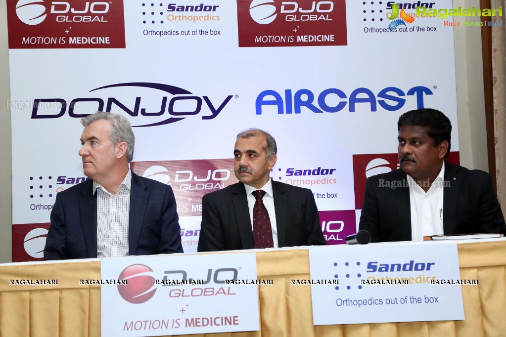 Sandor Orthopedics Press Meet at Taj Deccan, Hyderabad