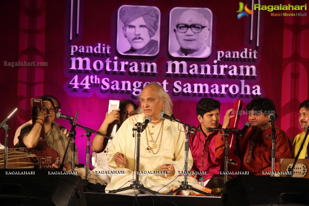 44th Pandit Motiram, Pandit Maniram Sangeet Samaroha at CCRT, Hyderabad