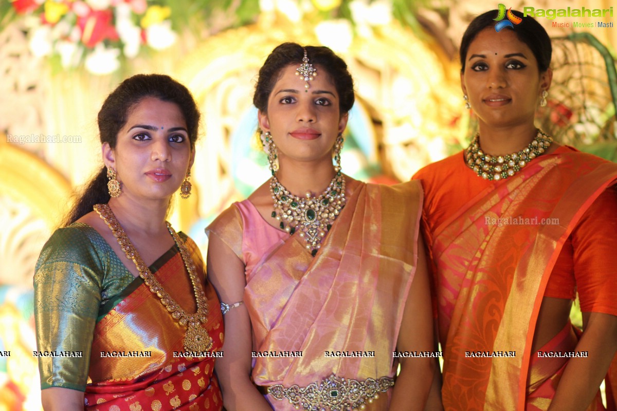 Grand Wedding of Sankineni Varun Rao with Anusha Rao at Excellency Gardens, Kompally