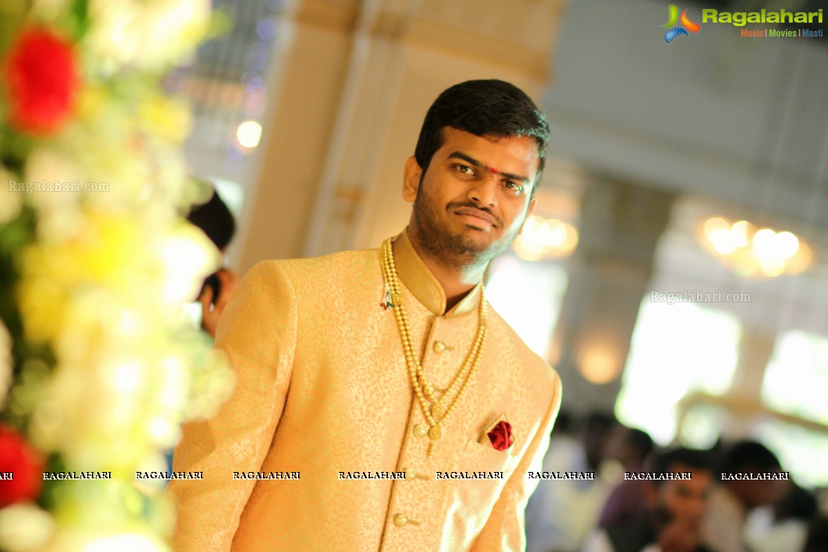 Grand Wedding of Sankineni Varun Rao with Anusha Rao at Excellency Gardens, Kompally