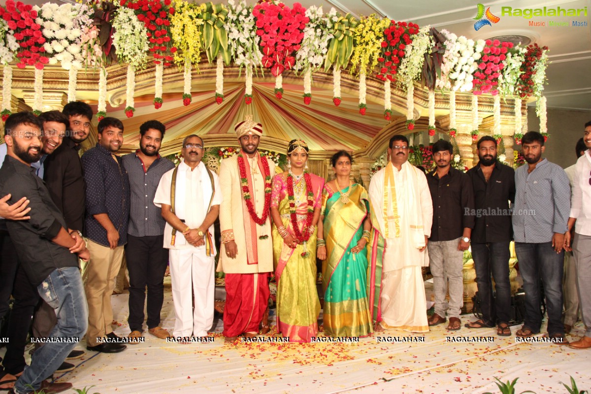 Grand Wedding of Sankineni Varun Rao with Anusha Rao at Excellency Gardens, Kompally