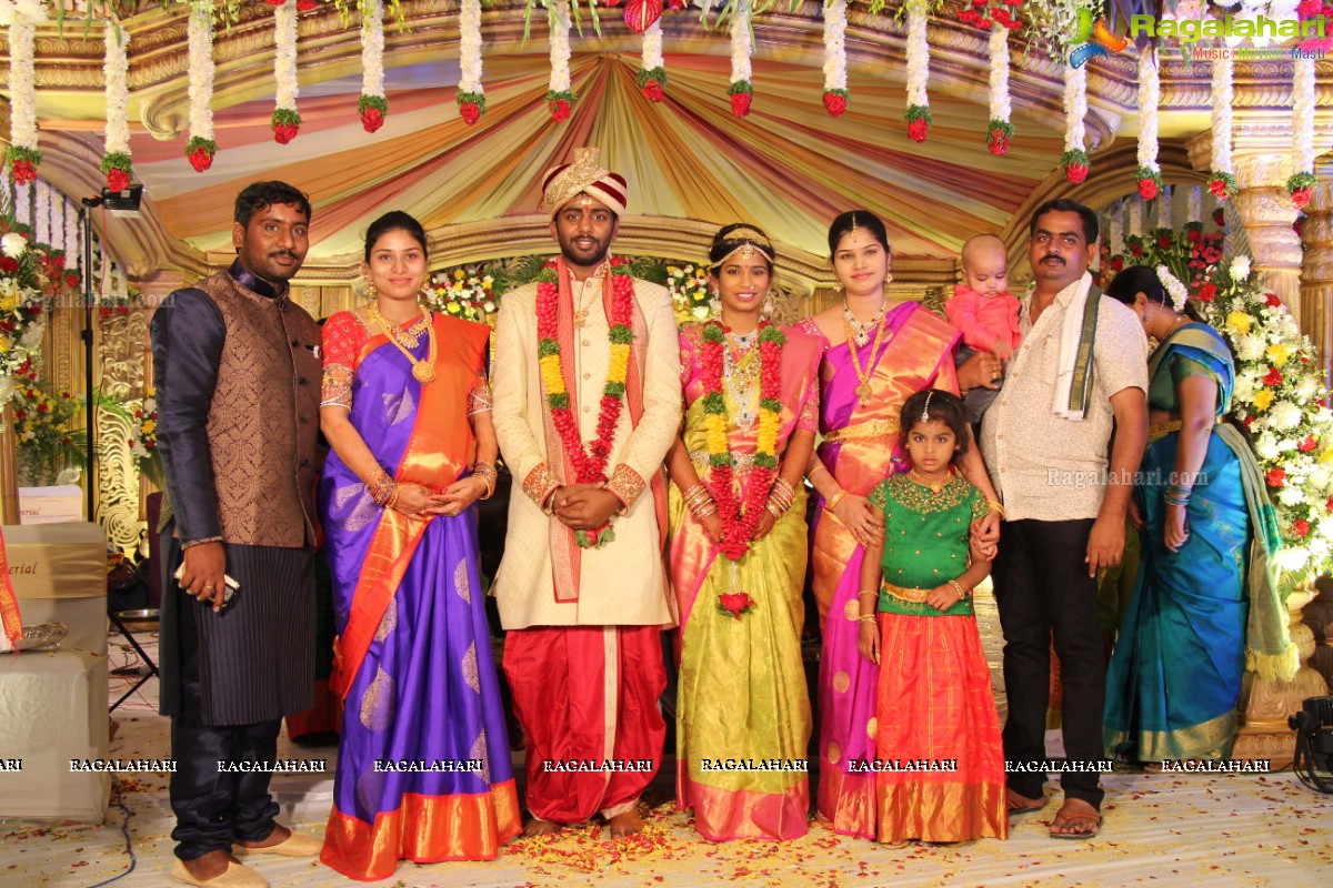 Grand Wedding of Sankineni Varun Rao with Anusha Rao at Excellency Gardens, Kompally