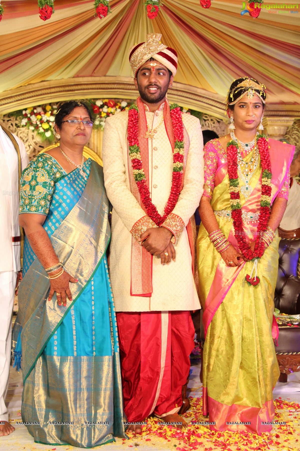 Grand Wedding of Sankineni Varun Rao with Anusha Rao at Excellency Gardens, Kompally