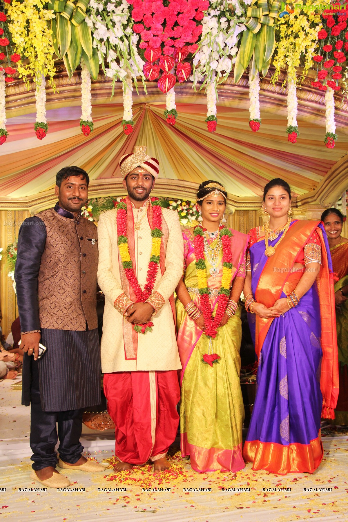 Grand Wedding of Sankineni Varun Rao with Anusha Rao at Excellency Gardens, Kompally