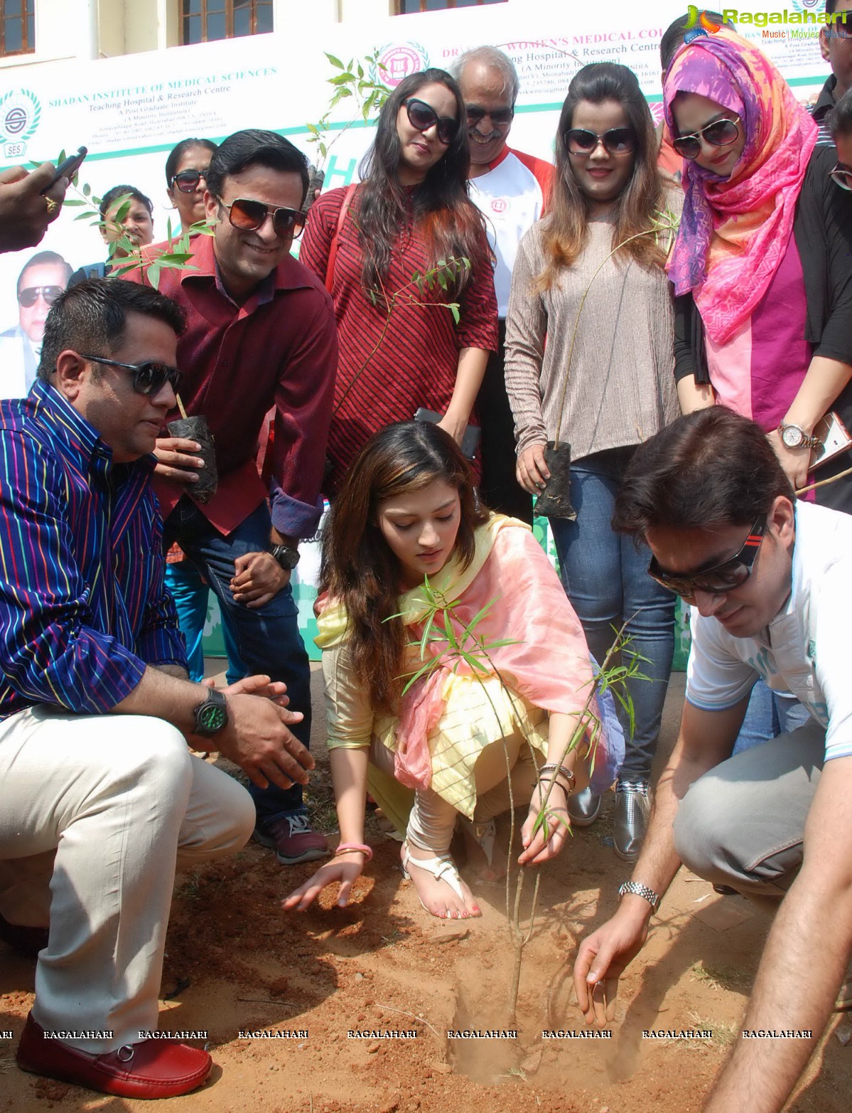 Mehrene Kaur at Haritha Haram Event by Shadan Institute of Medical Sciences
