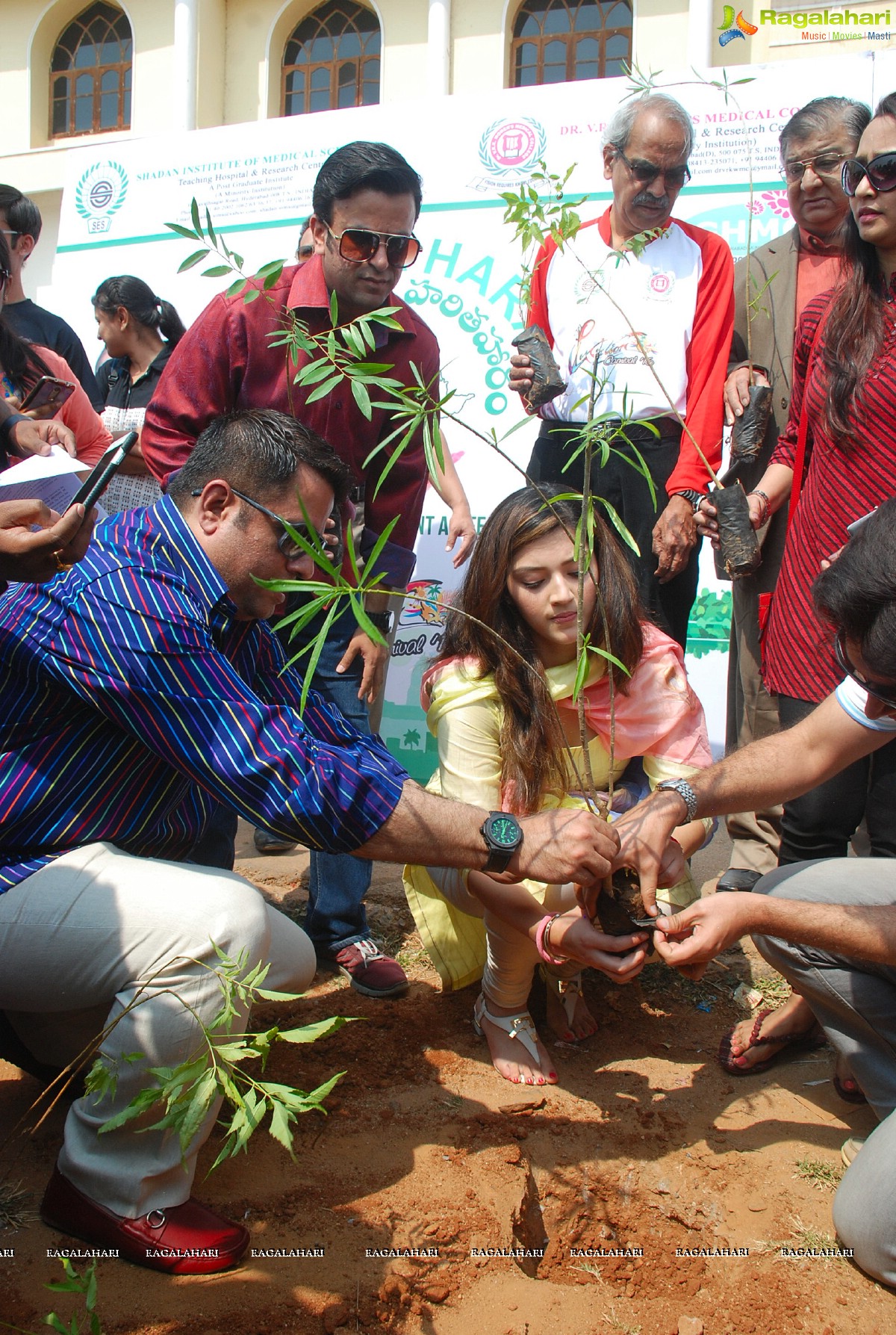 Mehrene Kaur at Haritha Haram Event by Shadan Institute of Medical Sciences