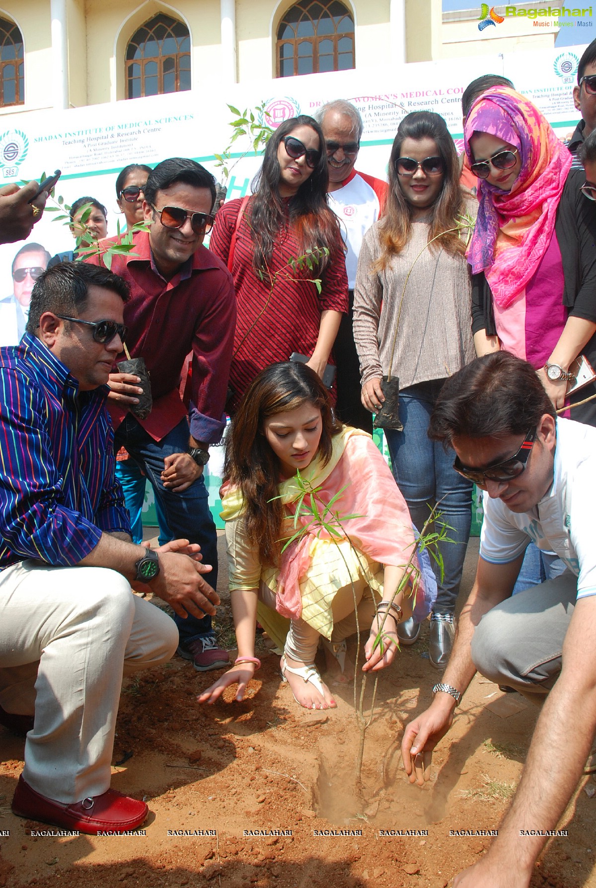 Mehrene Kaur at Haritha Haram Event by Shadan Institute of Medical Sciences