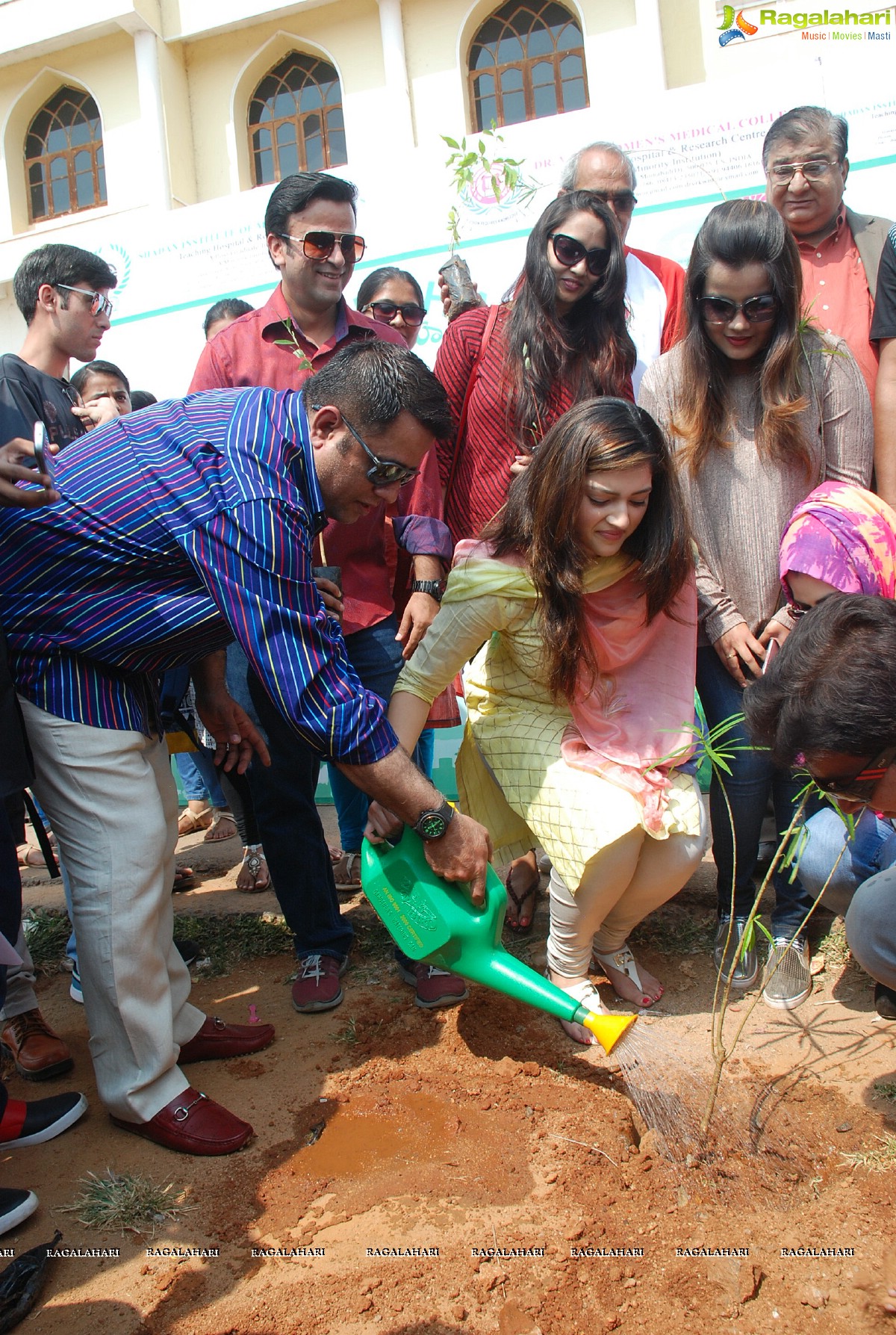 Mehrene Kaur at Haritha Haram Event by Shadan Institute of Medical Sciences