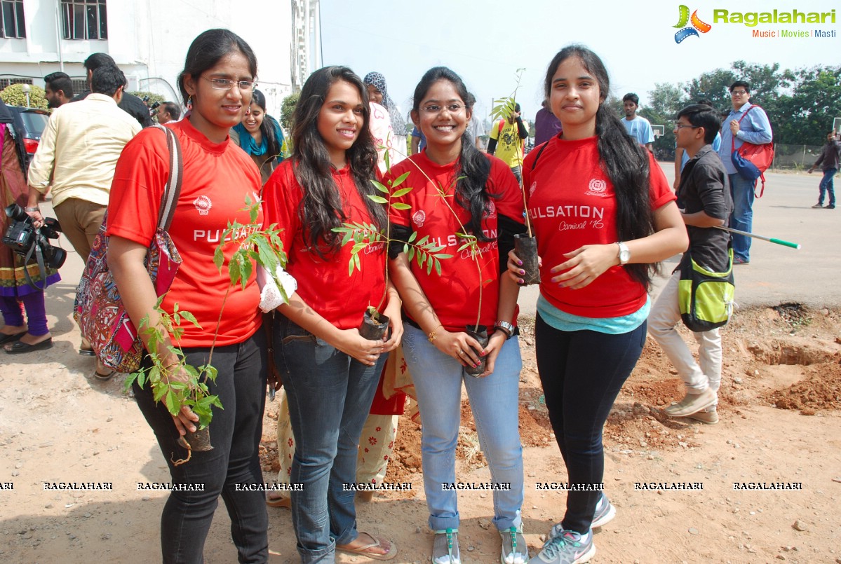 Mehrene Kaur at Haritha Haram Event by Shadan Institute of Medical Sciences