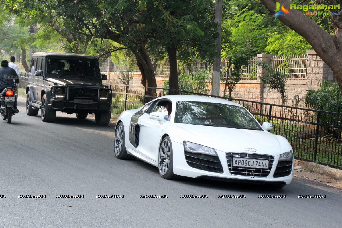 CannonBall Club Supercar Show Rally Hyderabad 2016 at Olive Bistro