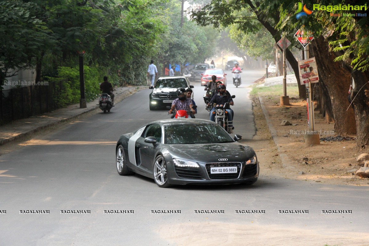 CannonBall Club Supercar Show Rally Hyderabad 2016 at Olive Bistro