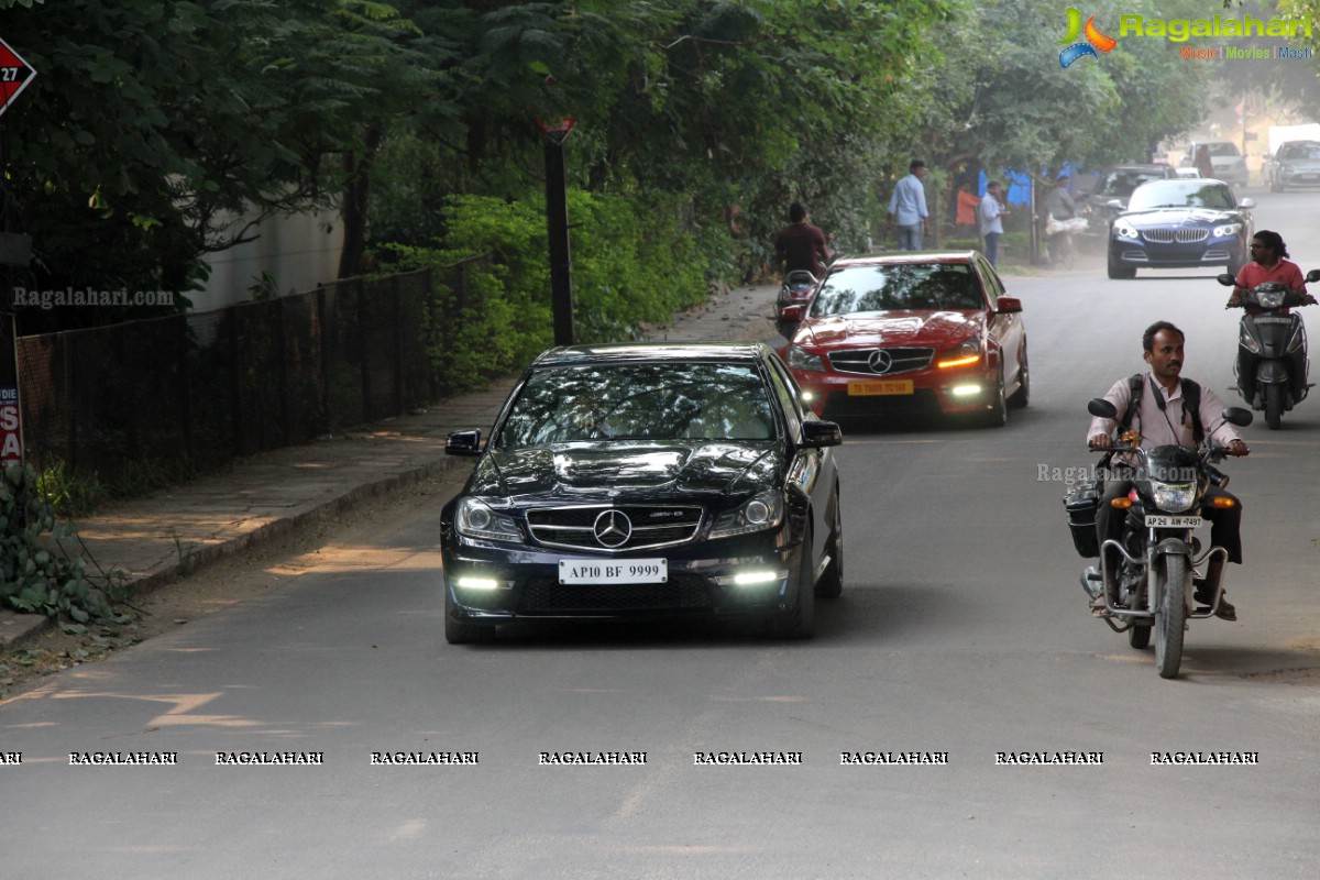 CannonBall Club Supercar Show Rally Hyderabad 2016 at Olive Bistro