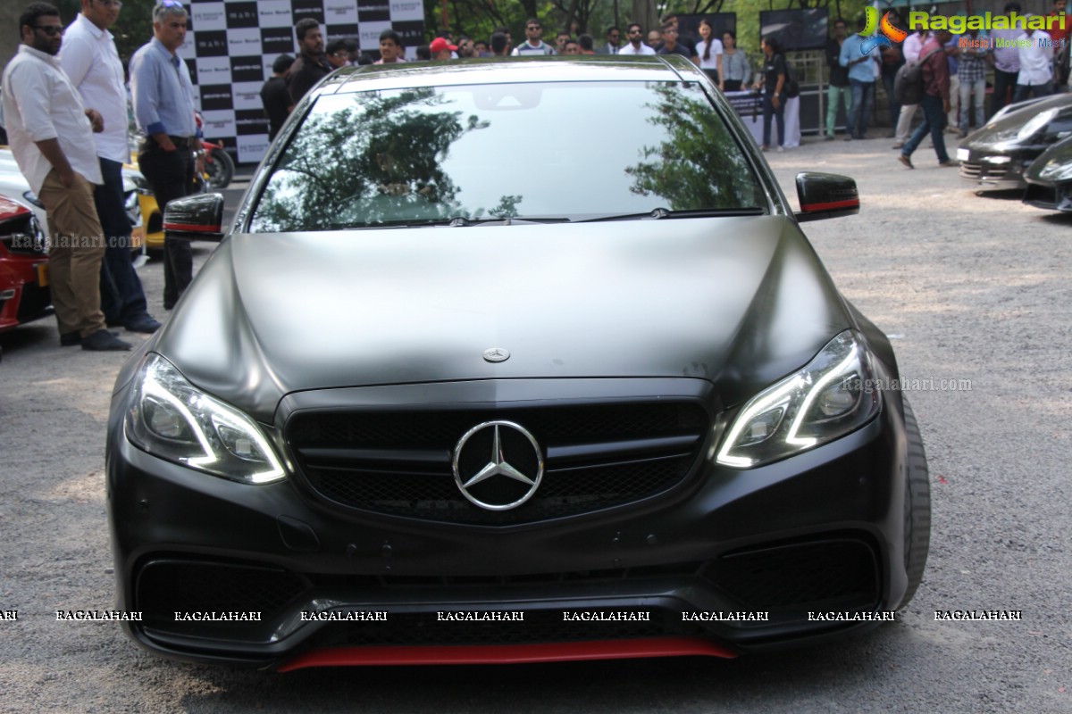 CannonBall Club Supercar Show Rally Hyderabad 2016 at Olive Bistro