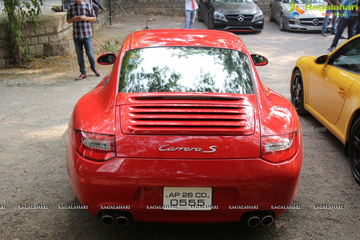 CannonBall Club Supercar Show Rally Hyderabad 2016 at Olive Bistro