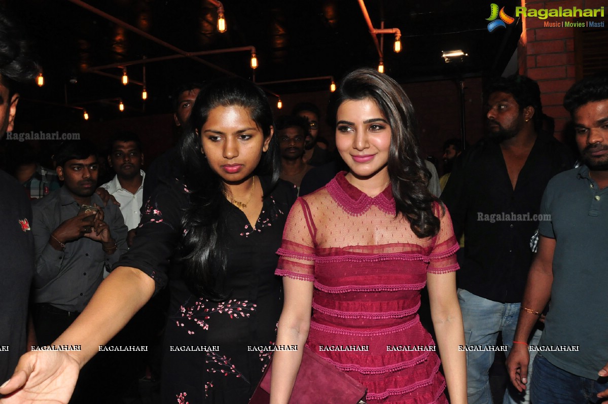 Samantha launches T-Grill at Kavuri Hills, Hyderabad