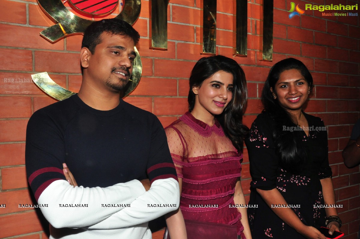 Samantha launches T-Grill at Kavuri Hills, Hyderabad