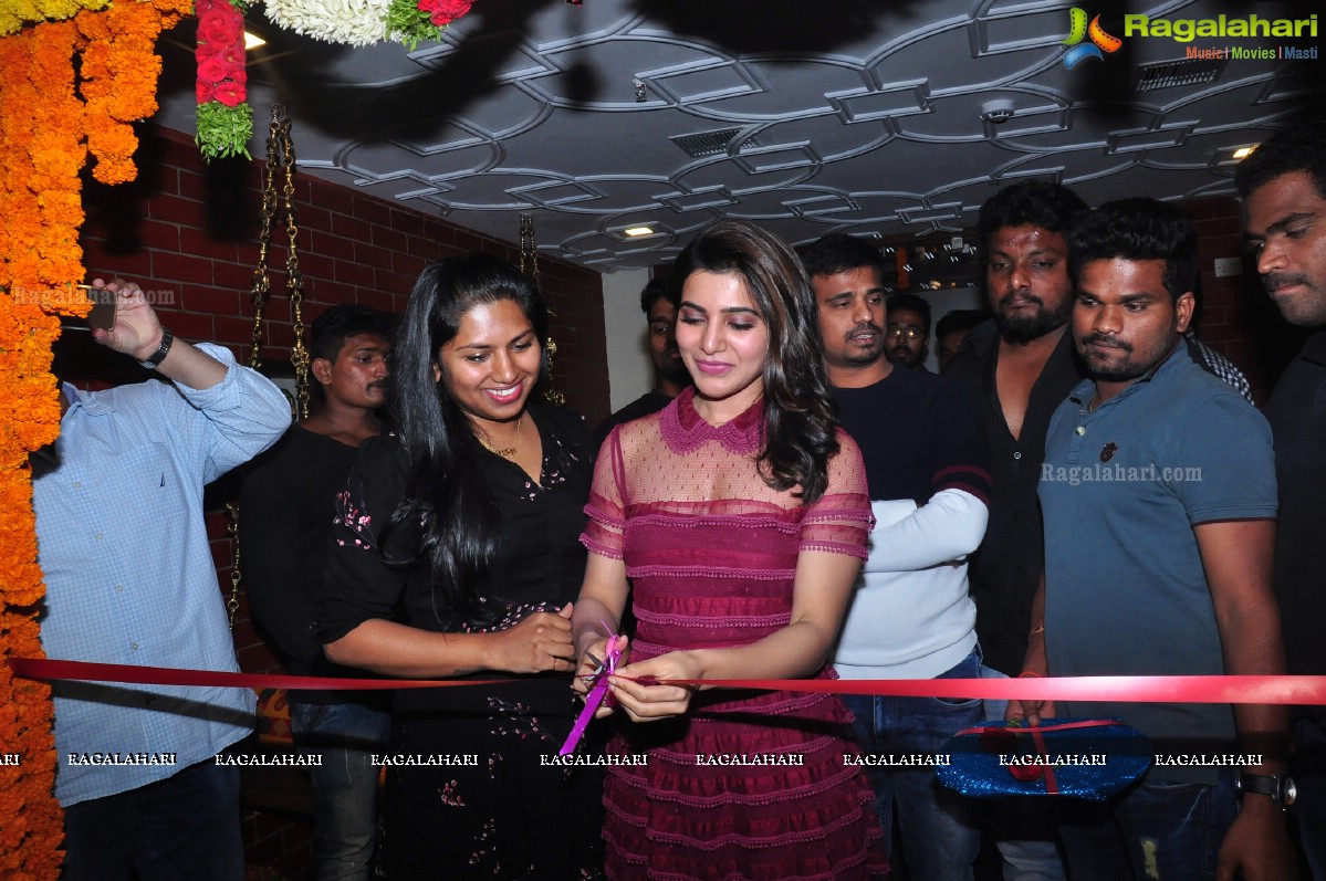 Samantha launches T-Grill at Kavuri Hills, Hyderabad