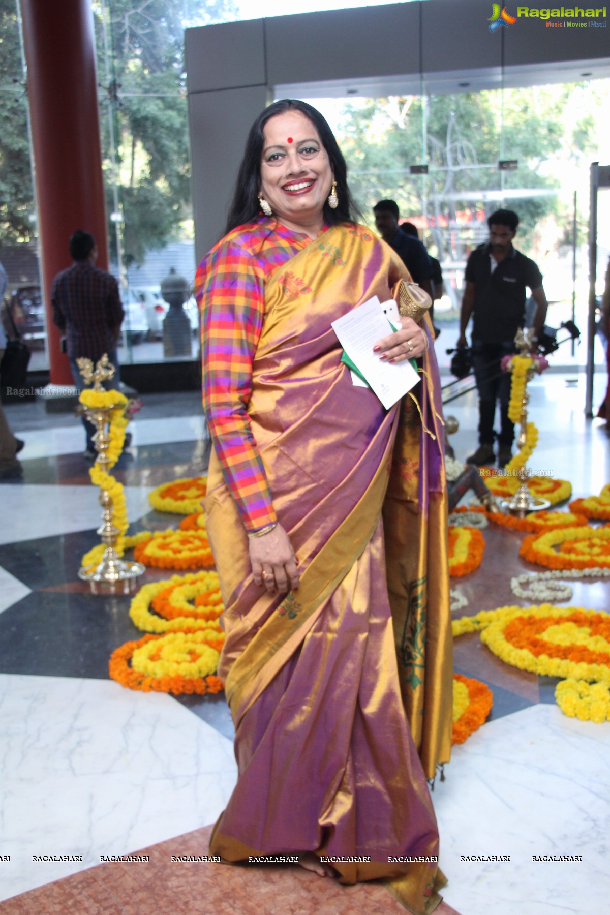 The Global 100 Sarees Pact Group First Anniversary Celebrations at Hyderabad Marriott Hotel and Convention Centre