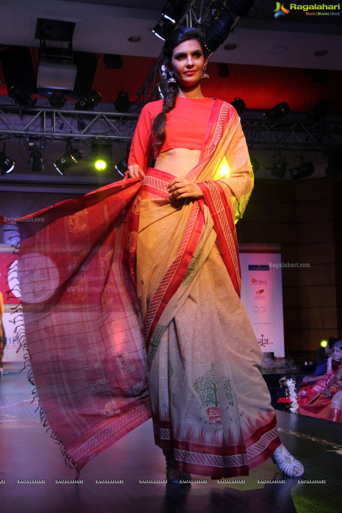 The Global 100 Sarees Pact Group First Anniversary Celebrations at Hyderabad Marriott Hotel and Convention Centre