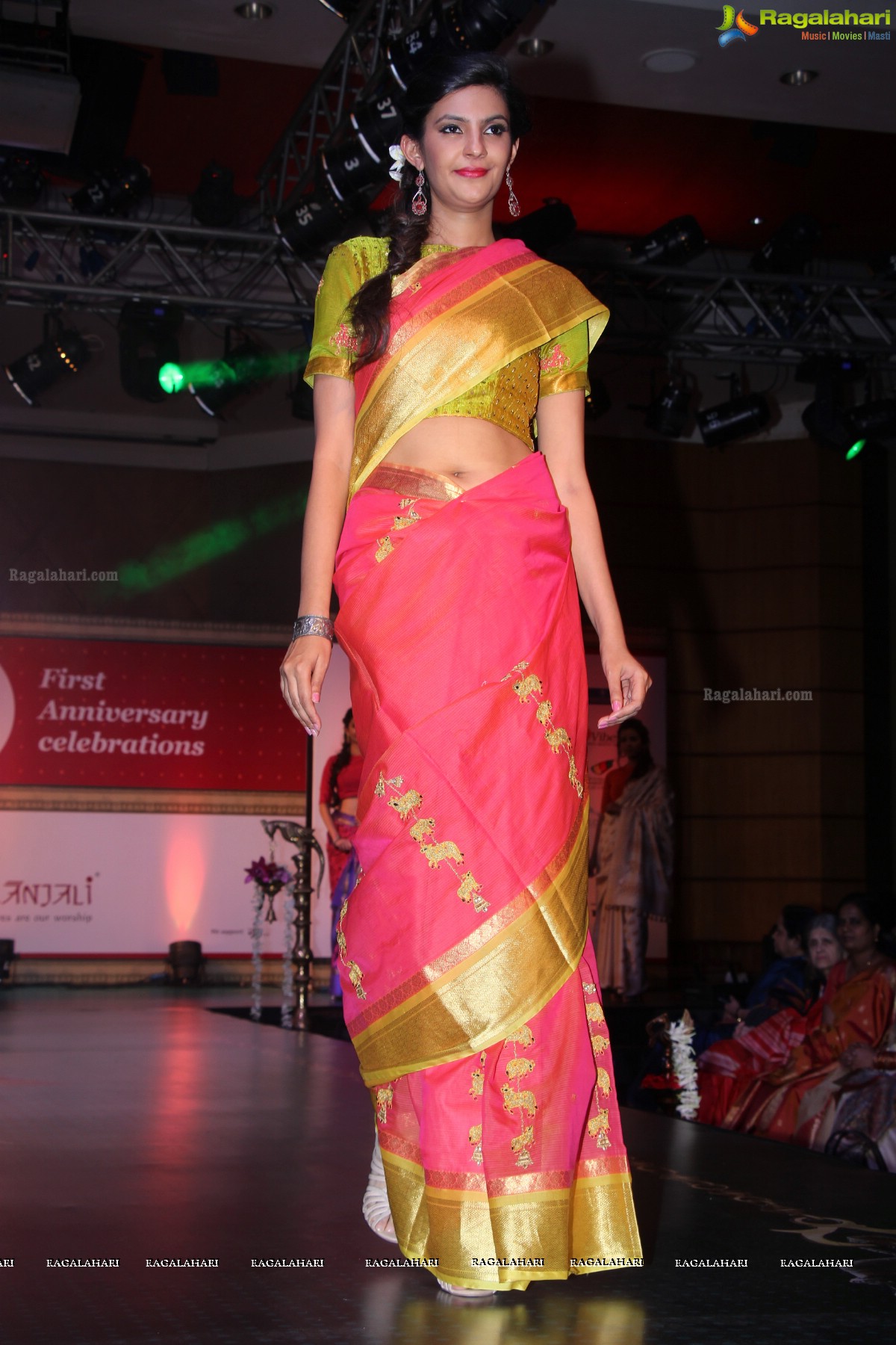 The Global 100 Sarees Pact Group First Anniversary Celebrations at Hyderabad Marriott Hotel and Convention Centre