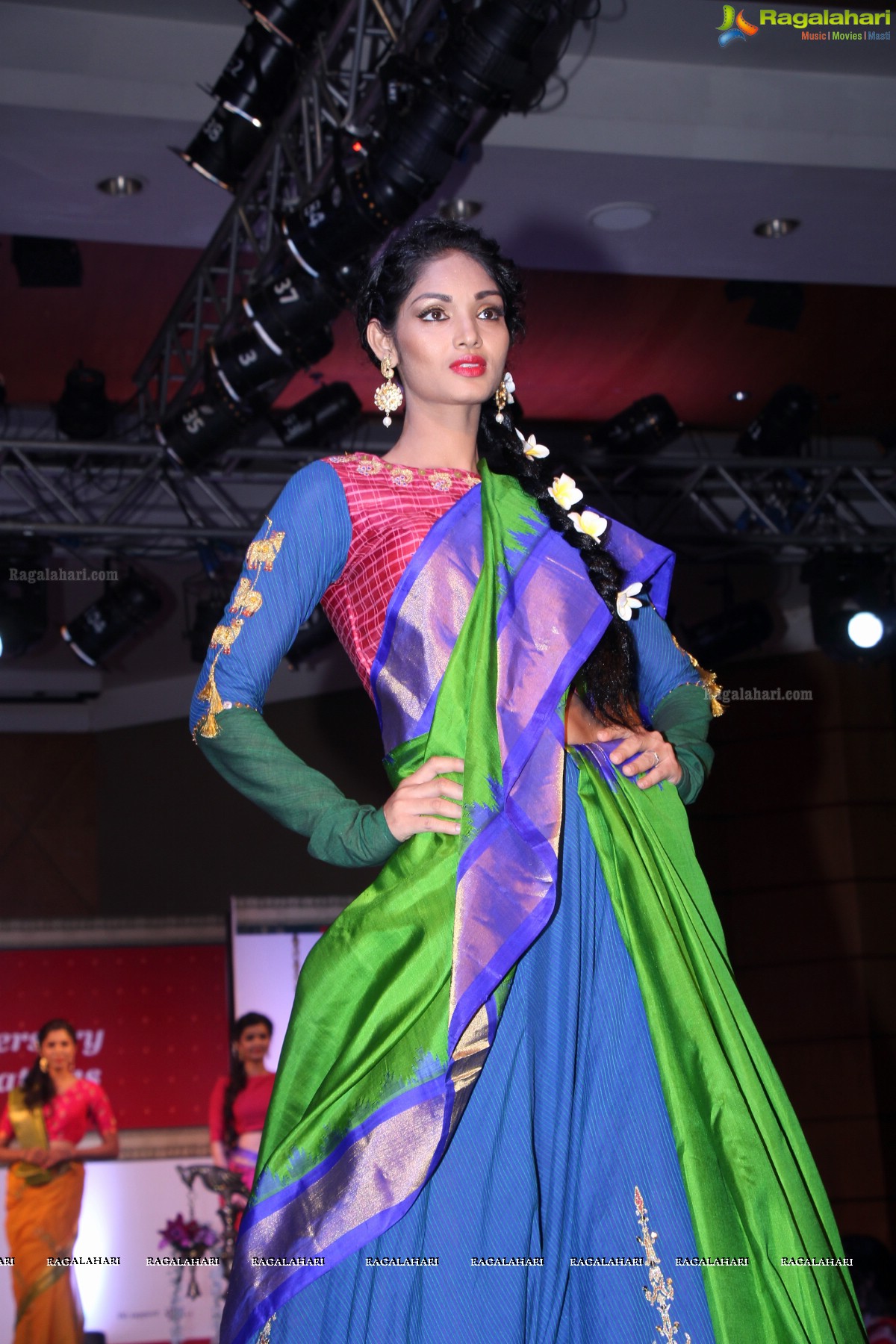 The Global 100 Sarees Pact Group First Anniversary Celebrations at Hyderabad Marriott Hotel and Convention Centre