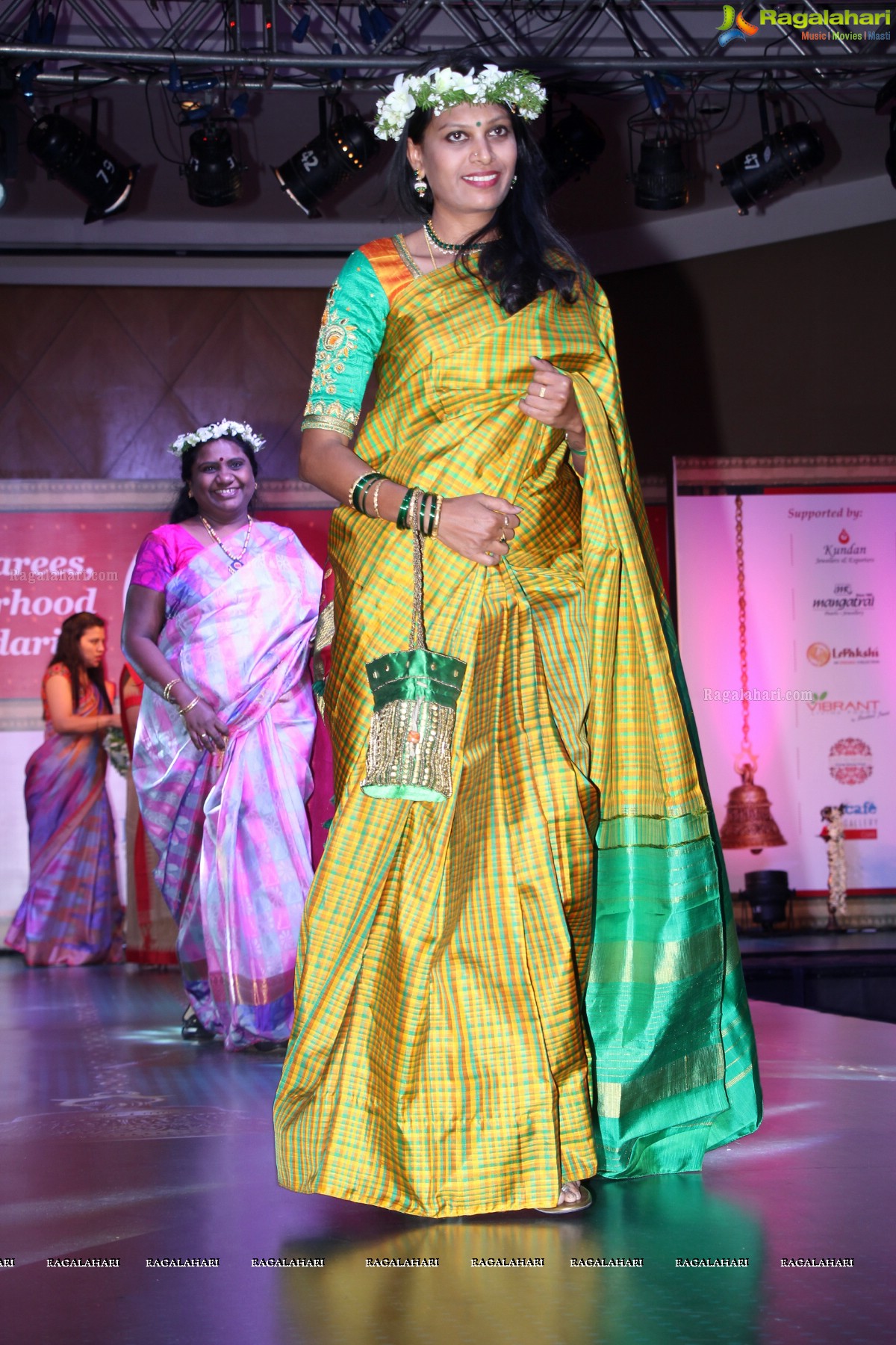 The Global 100 Sarees Pact Group First Anniversary Celebrations at Hyderabad Marriott Hotel and Convention Centre