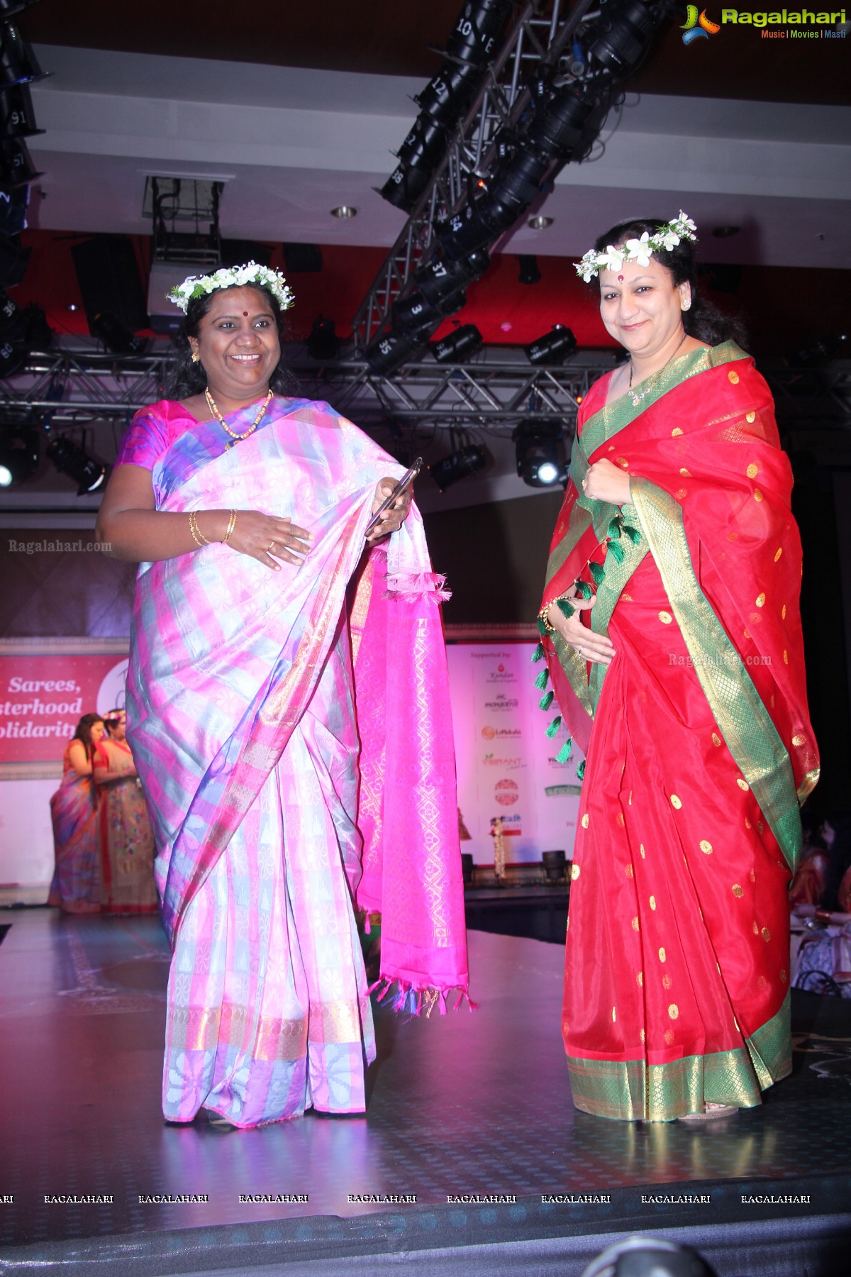 The Global 100 Sarees Pact Group First Anniversary Celebrations at Hyderabad Marriott Hotel and Convention Centre