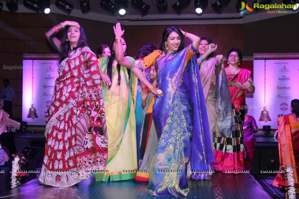 The Global 100 Sarees Pact Group First Anniversary Celebrations at Hyderabad Marriott Hotel and Convention Centre