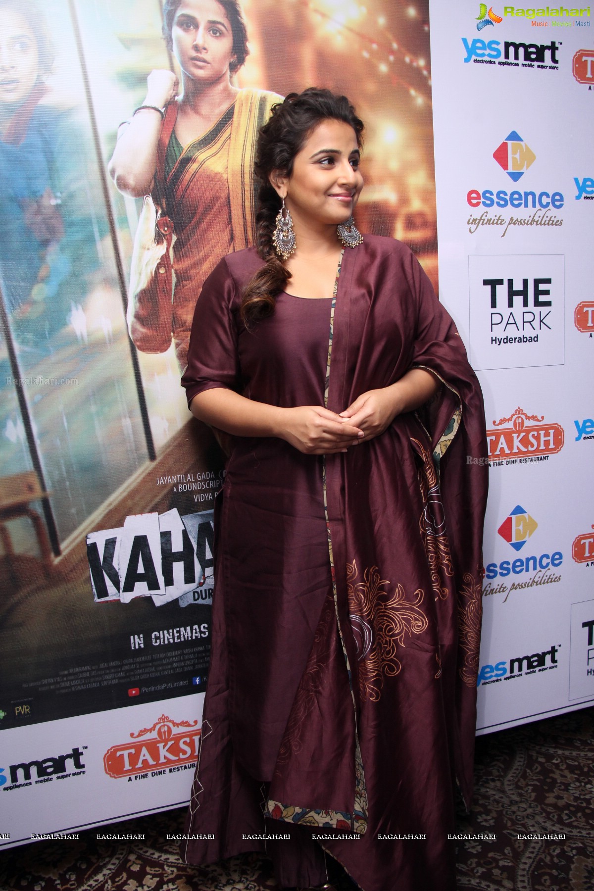 Tete-a-Tete with Vidya Balan at Taksh Restaurant, Hyderabad