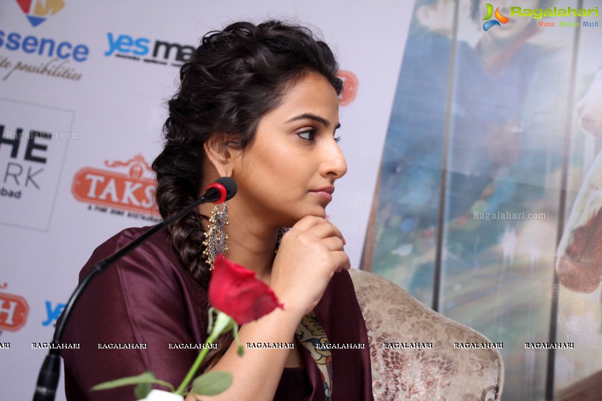 Tete-a-Tete with Vidya Balan at Taksh Restaurant, Hyderabad