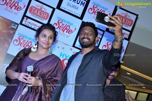 Vidya Balan Hyderabad Selfie Festival