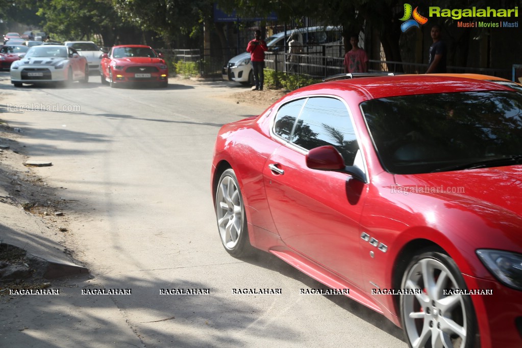 Hyderabad Supercar Show 2017 at Olive Bistro