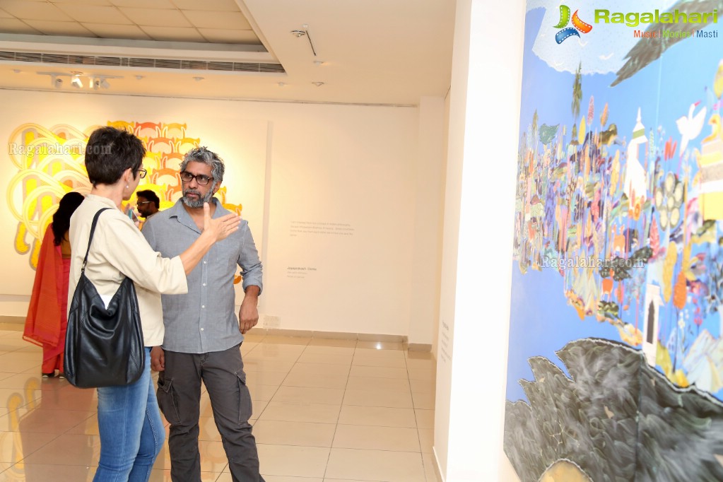 Nouveau 8X12 Art Exhibition Launch by KTR at Chitramayee State Gallery of Art