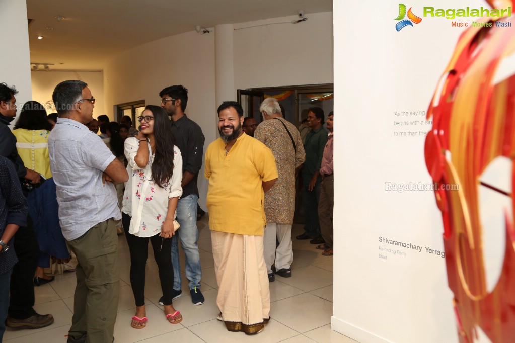 Nouveau 8X12 Art Exhibition Launch by KTR at Chitramayee State Gallery of Art