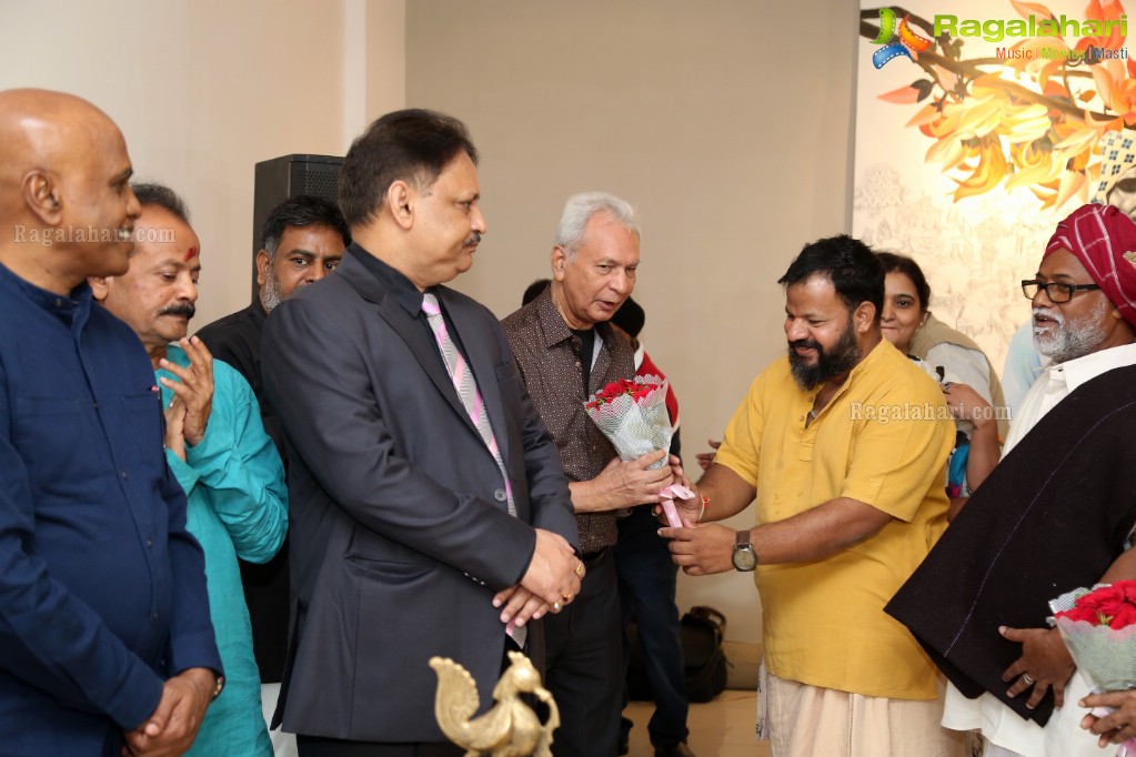 Nouveau 8X12 Art Exhibition Launch by KTR at Chitramayee State Gallery of Art