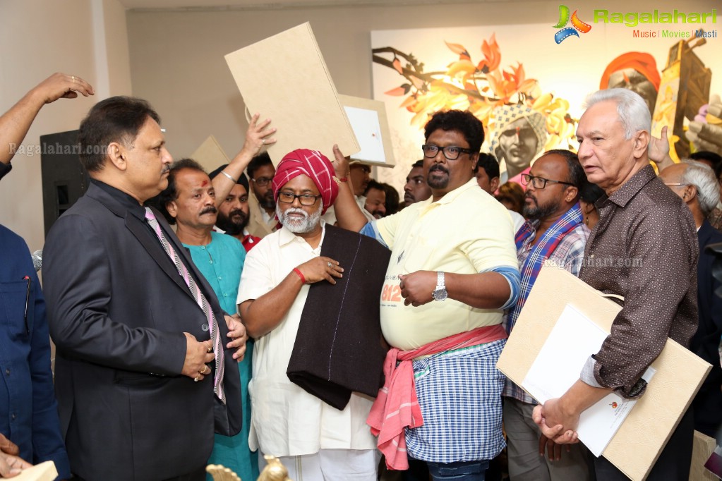 Nouveau 8X12 Art Exhibition Launch by KTR at Chitramayee State Gallery of Art