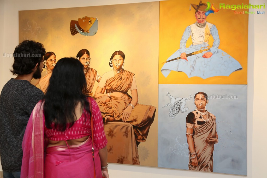 Nouveau 8X12 Art Exhibition Launch by KTR at Chitramayee State Gallery of Art