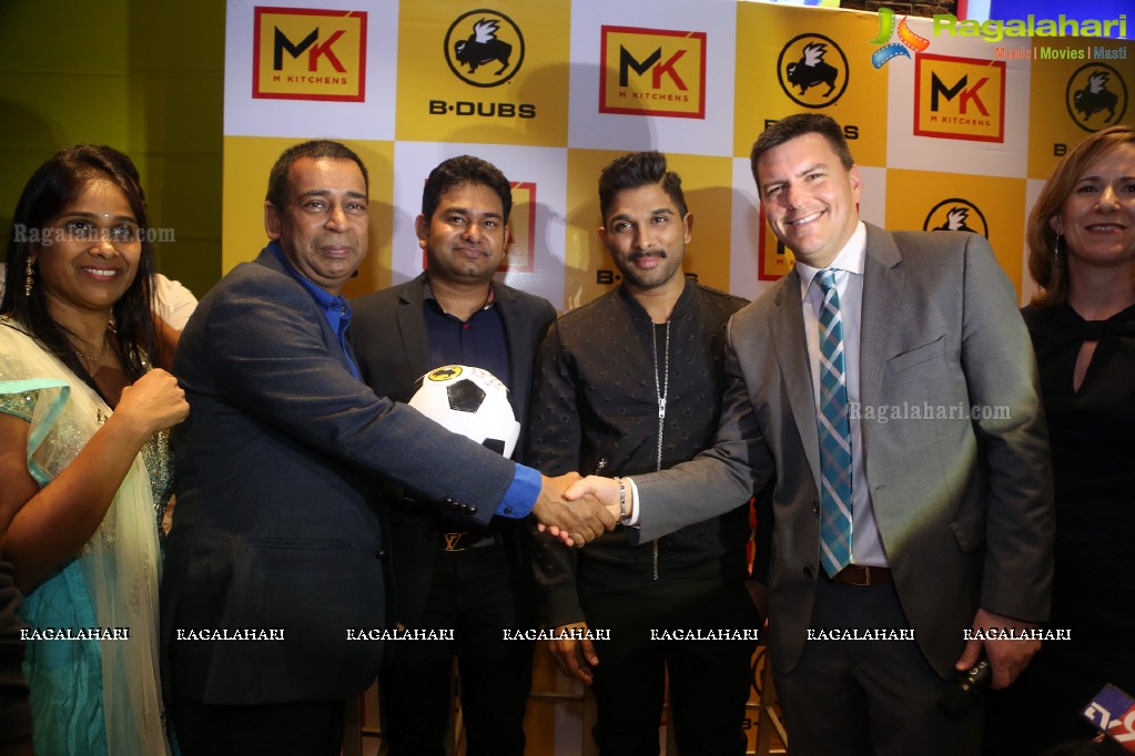 Allu Arjun launches B-Dubs in Hyderabad