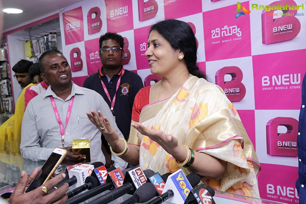 Rajasekhar and Jeevitha at B New Mobile Store at Gajuwaka, Vizag