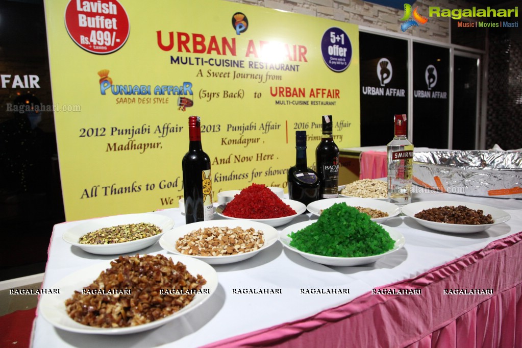 Cake Mixing Ceremony 2017 at Urban Affair, Hyderabad