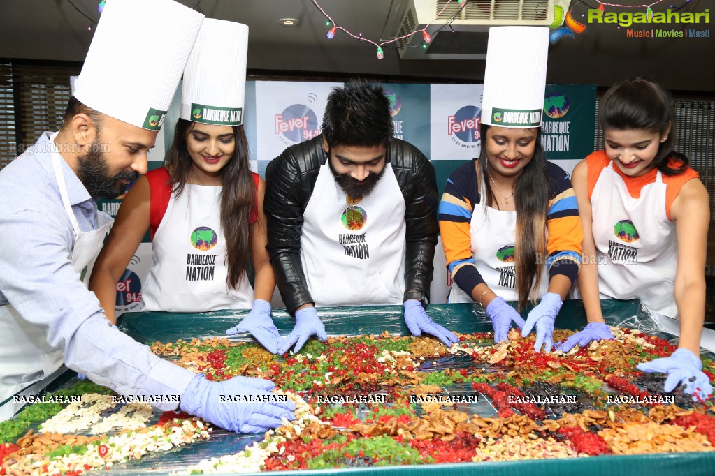 Grand Cake Mixing Ceremony at Barbeque Nation, Jubilee Hills, Hyderabad