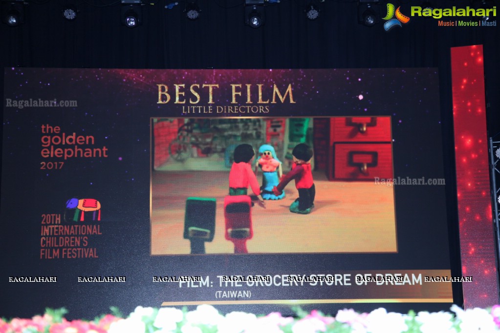 The 20th International Children's Film Festival Closing Ceremony at Shilpa Kala Vedika, Hyderabad