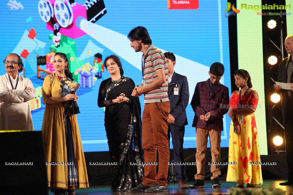 The 20th International Children's Film Festival Closing Ceremony at Shilpa Kala Vedika, Hyderabad